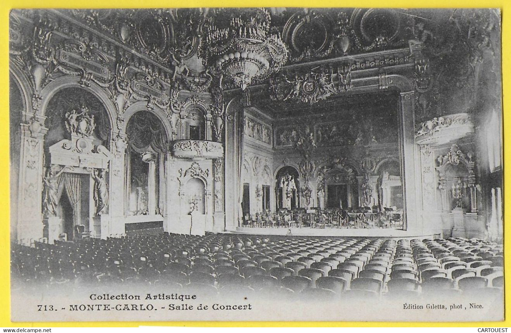 MONTE CARLO Salle De Concert - 1905 - Opéra & Théâtre