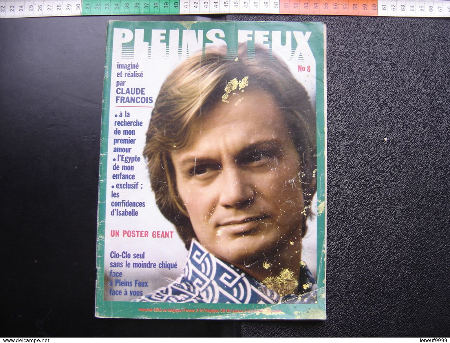 1972 PLEINS FEUX 8 Claude Francois Avec POSTER - Music