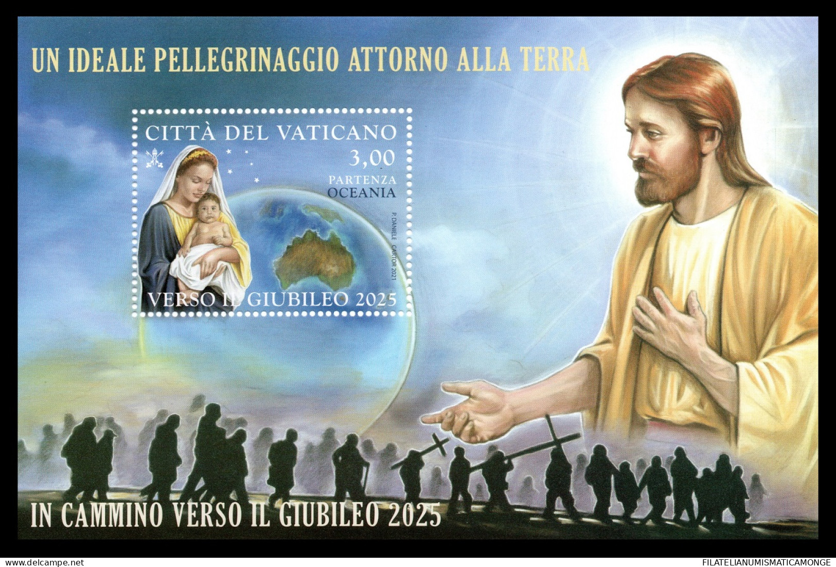 Vaticano 2021 Correo 1891 HB **/MNH Un Peregrinaje Ideal Alrededor De La Tierra - Neufs