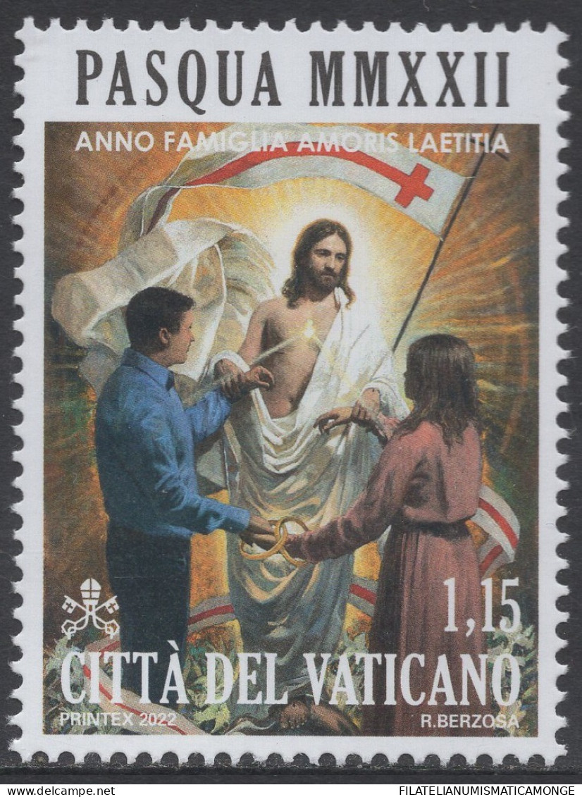 Vaticano 2022 Correo 1905 **/MNH Pascua MMXXII  - Neufs