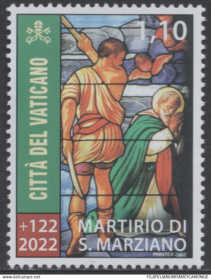 Vaticano 2022 Correo 1900 **/MNH 19º Centenario "Martirio Di S. Marziano"  - Ongebruikt