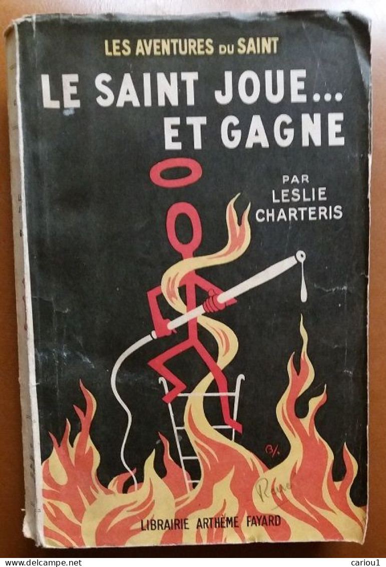 C1  Leslie Charteris LE SAINT JOUE ET GAGNE 1948 Prelude For War  PORT INCLUS France - Arthème Fayard - Le Saint