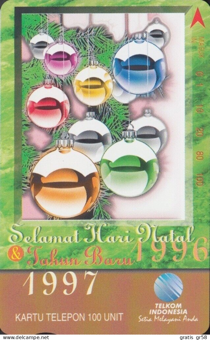 Indonesia - S 0418, Selamat Hari Natal '96 Dan Tahun Baru '97 (1), 1000ex, Mint Unused - Indonesia