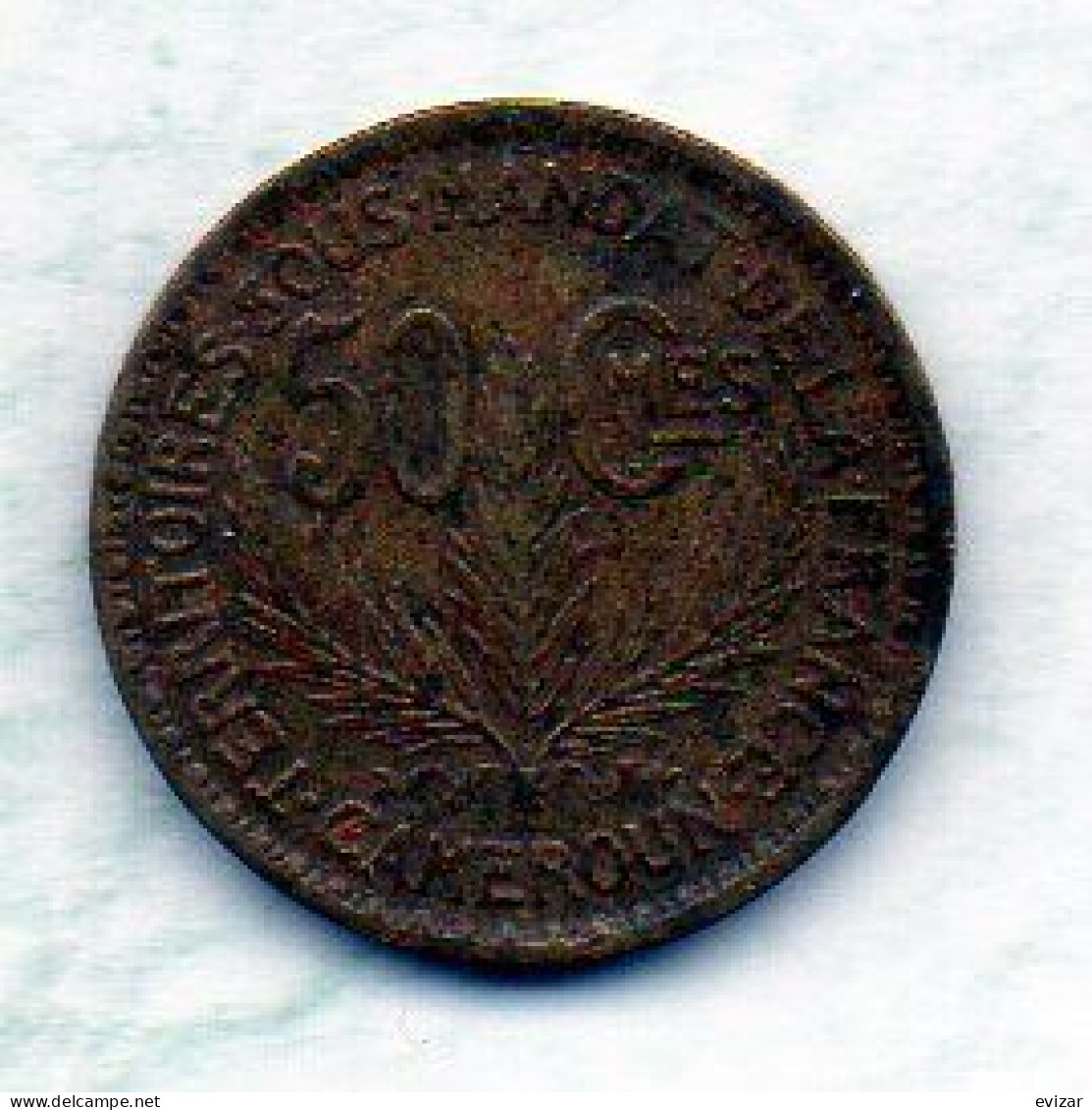 CAMEROUN, 50 Centimes, Aluminum-Bronze, Year 1926, KM # 1 - Kamerun