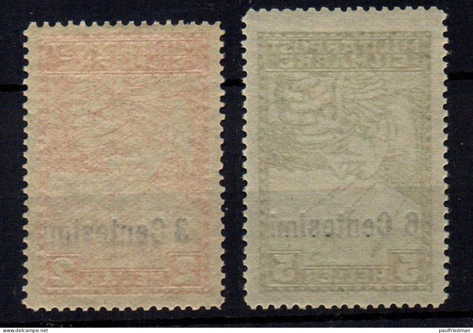 Friuli - Veneto 1918 - Occupazione Austriaca - Espressi Ristampe - Sassone R1 E R2 - Gomma Integra MNH** - Oest. Besetzung