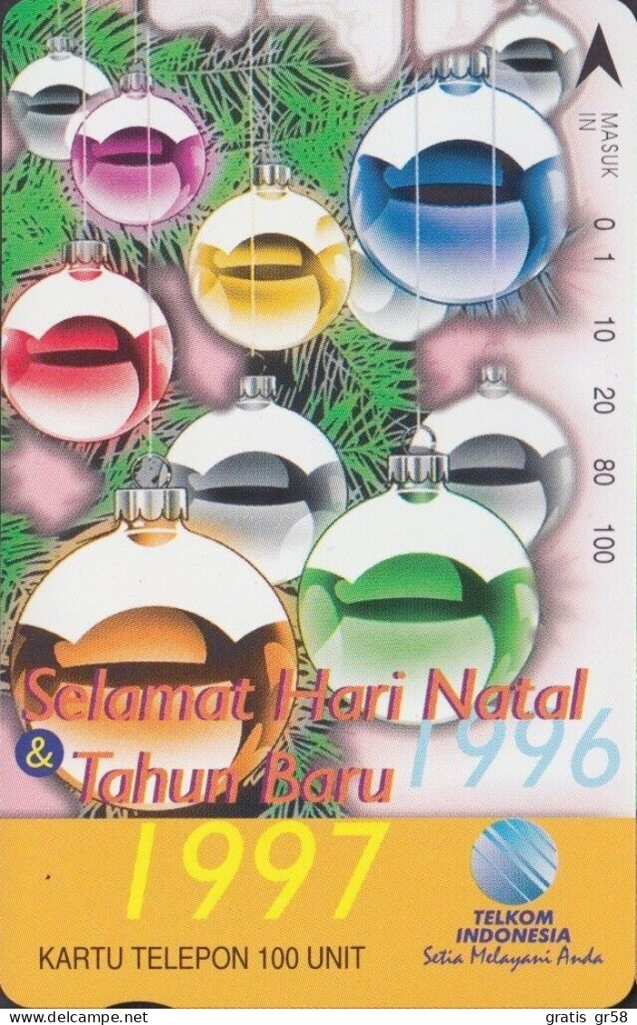 Indonesia - S 0419, Selamat Hari Natal '96 Dan Tahun Baru '97 (2), 1000ex, Mint Unused - Indonésie