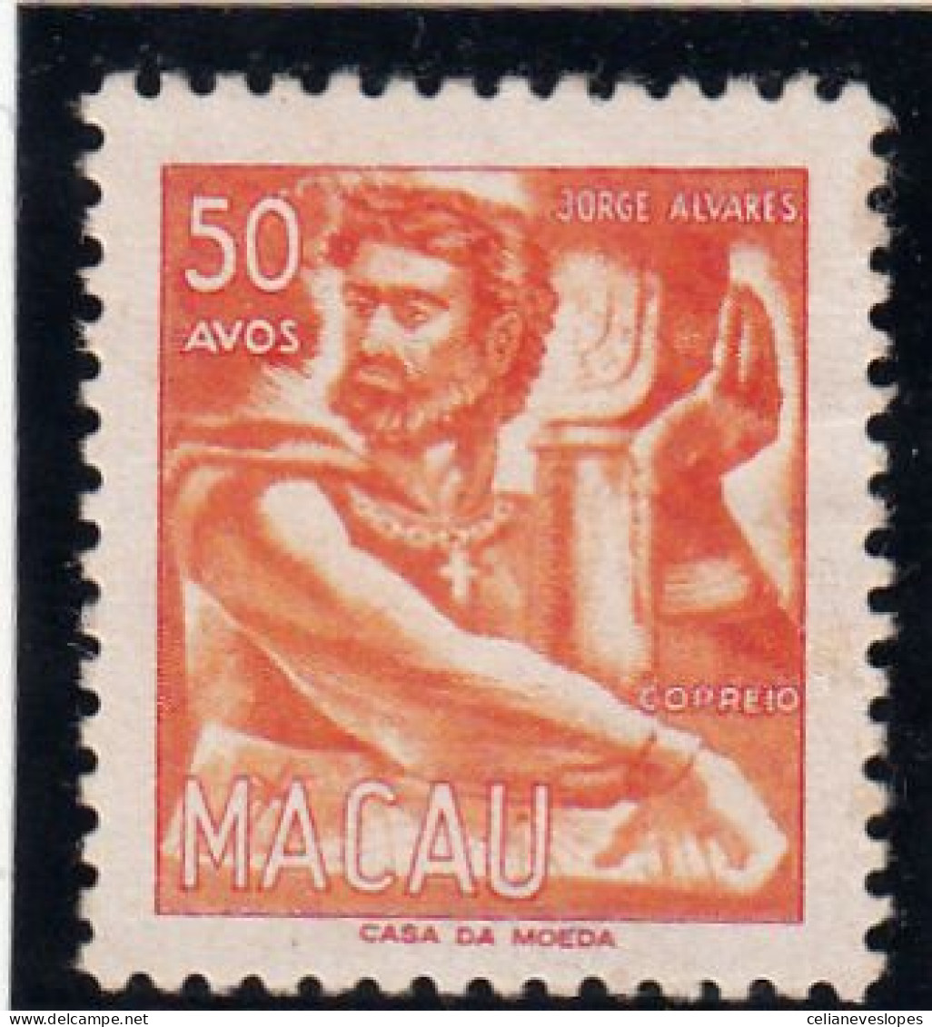 Macau, Macao, Vultos Do Oriente, 50 A. Jorge Alvares, 1951, Mundifil Nº 362 MNG - Gebraucht