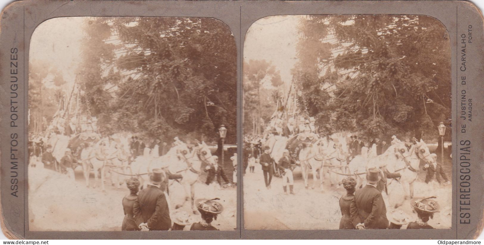 PORTUGAL PHOTO  - PHOTOGRAPHY - STEREOSCOPE - ESTEREOSCOPIAS - PORTO - JUSTINO DE CARVALHO - Visionneuses Stéréoscopiques