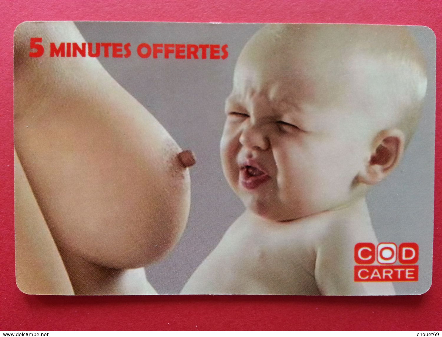 CODCARTE France Telecom Bébé Au Sein Ticket 2003 - 1000ex - Factice Spécimen Non Retenu ? (CB0621 - Tickets FT