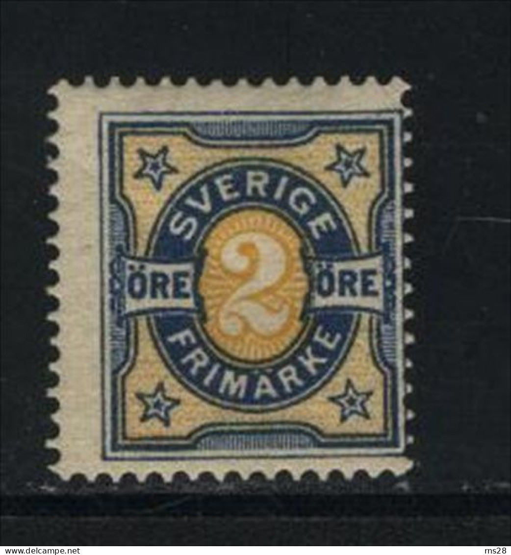 Sweden Scott # 53 HINGED  Value  $  3.25 - Unused Stamps