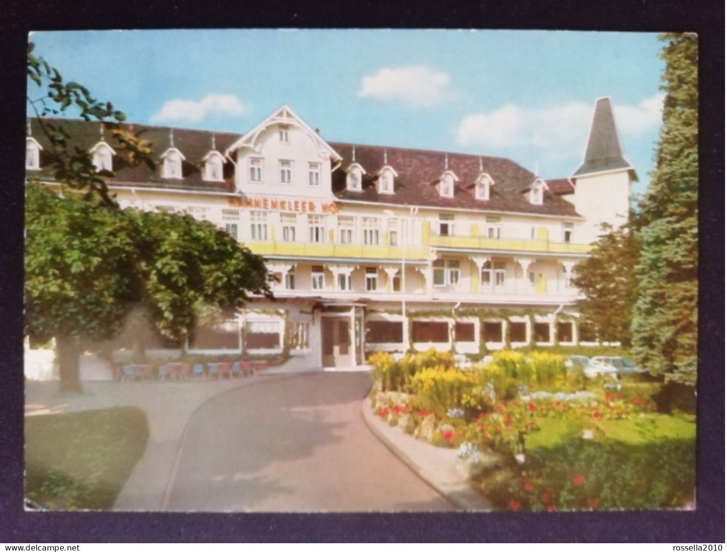 CARTOLINA 1973 GERMANIA OBERHARZ HAHNENKLEE HOTEL HAHNENKLEER HOF GERMANY Postcard DEUTSCHLAND Ansichtskarten - Oberharz