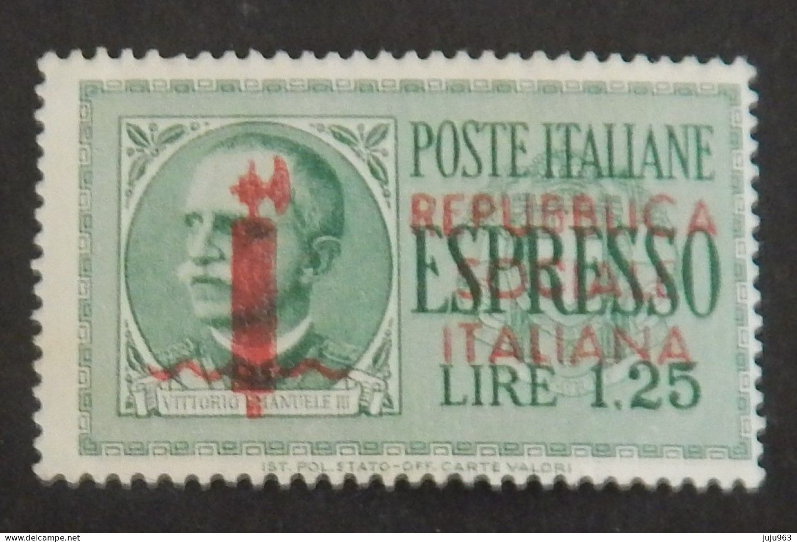 ITALIE REPUBLIQUE SOCIALE EXPRES YT 3 NEUF**MNH ANNEE 1944 - Poste Exprèsse