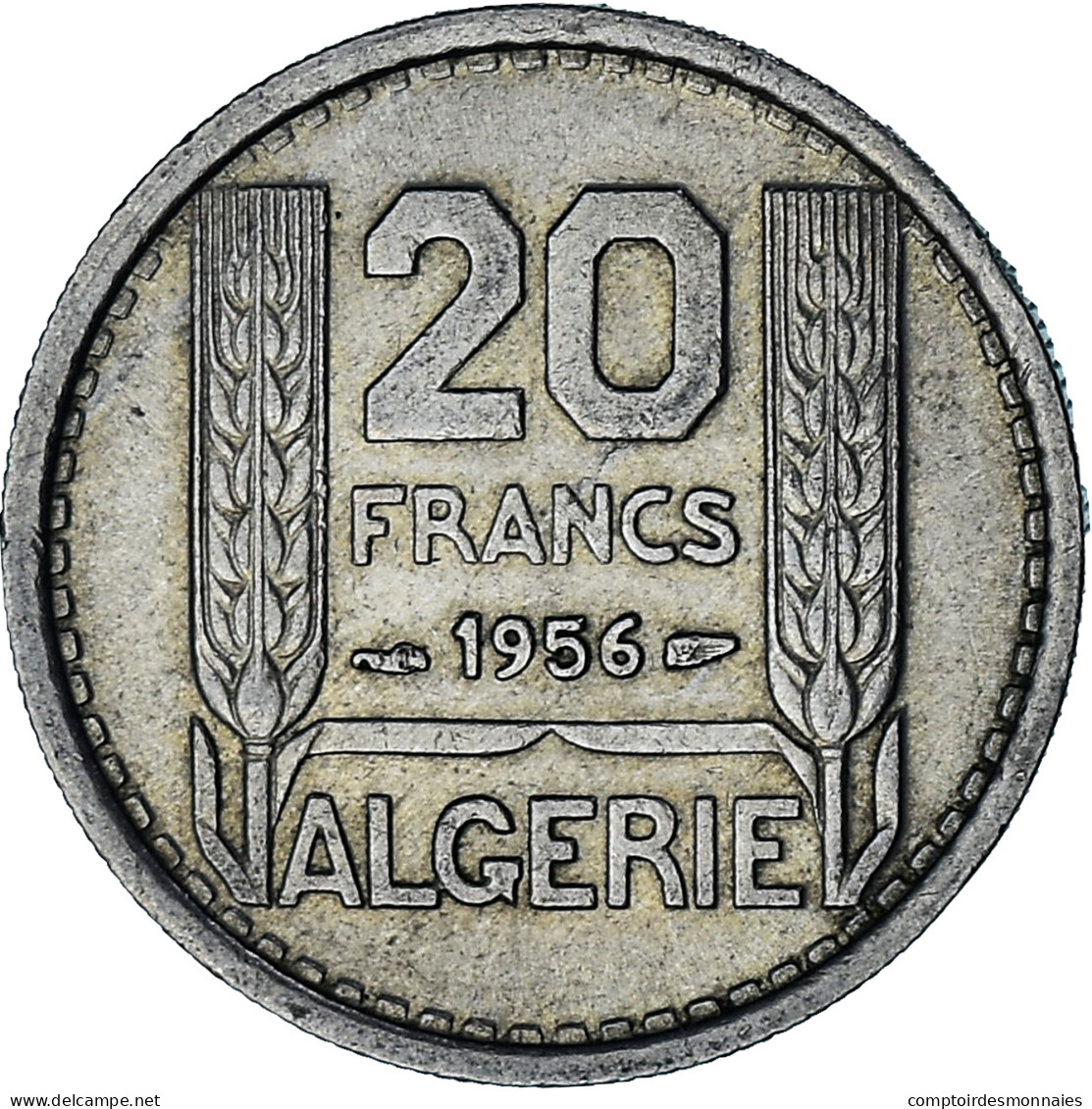 Algérie, 20 Francs, 1956, Paris, Cupro-nickel, TTB+, KM:91 - Algérie