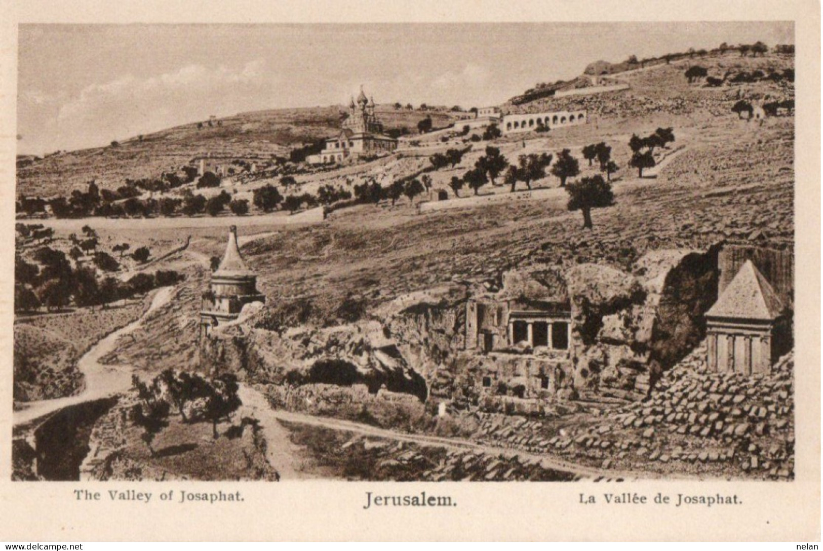 JERUSALEM - THE VALLEY OF JOSAPHAT - Palestine