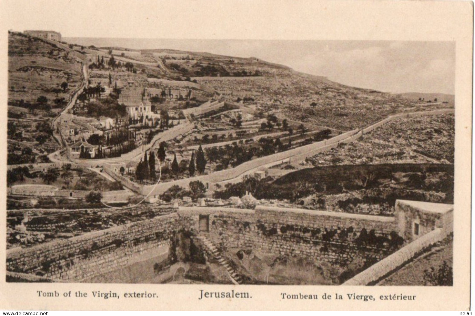 JERUSALEM -TOMB OF THE VIRGIN EXTERIOR - Palestine