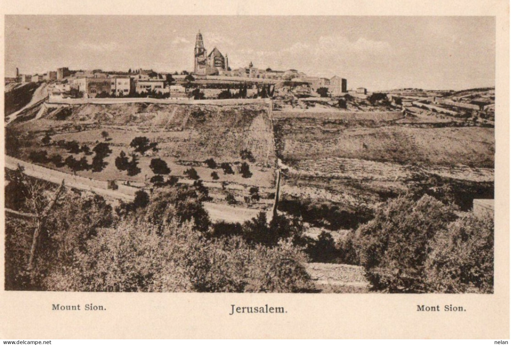 JERUSALEM - MOUNT SION - Palestine