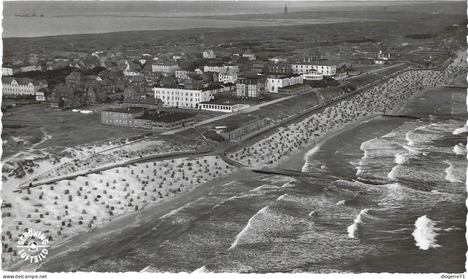 Nordseebad Wangerooge Luftbild Schöning - Wangerooge