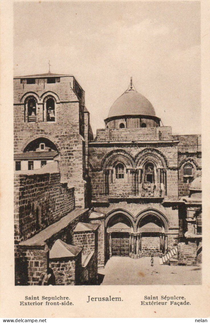 JERUSALEM - SAINT SEPULCHRE EXTERIOR FRONT SIDE - Palestine