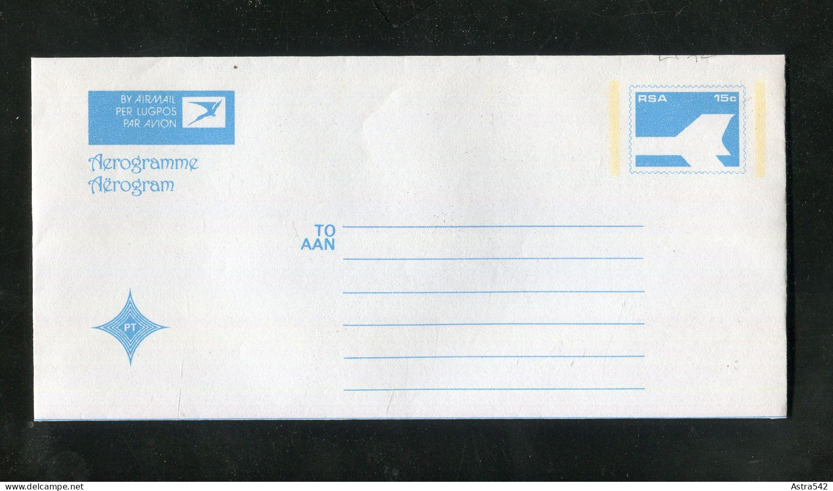 "SUEDAFRIKA" Aerogramm ** (C015) - Airmail