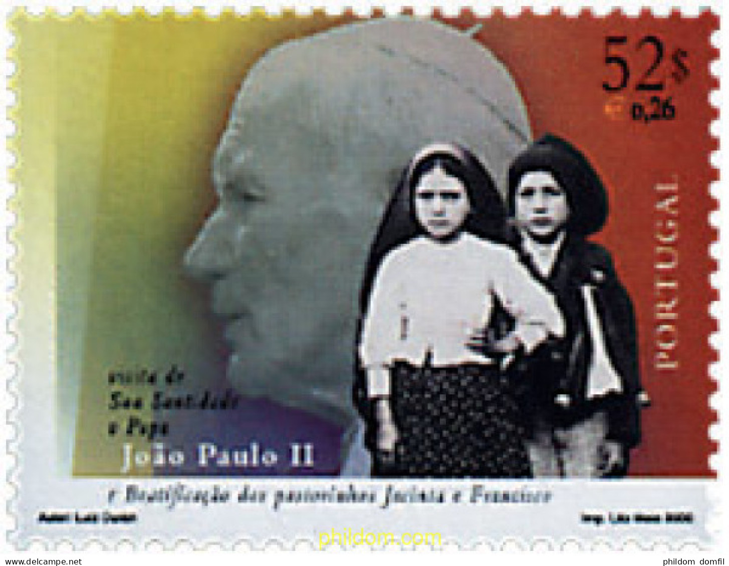 86689 MNH PORTUGAL 2000 VISITA DE SS EL PAPA JUAN PABLO II - Autres & Non Classés