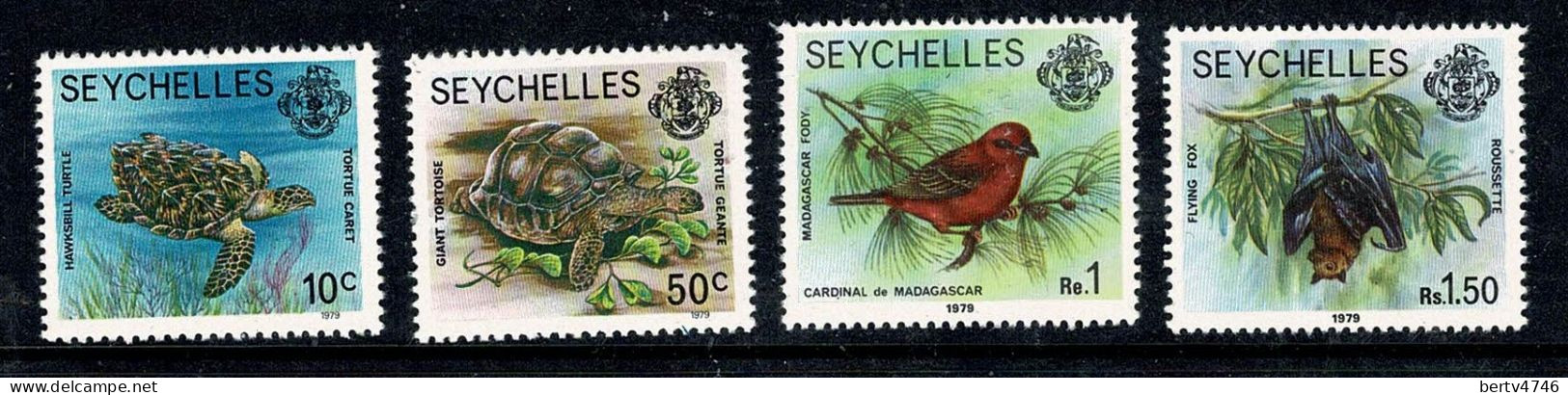 Seychelles - 1979 Yv. 434**, 437**, 440**, 441**, MNH - Seychelles (1976-...)
