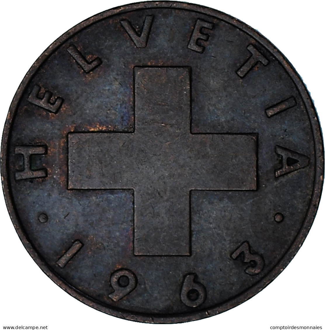 Suisse, 2 Rappen, 1963, Bern, Bronze, TTB, KM:47 - Autres & Non Classés