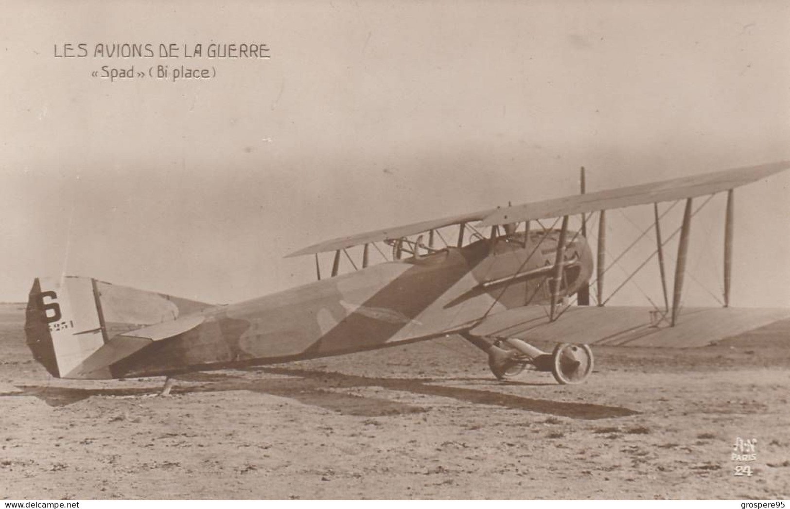 LES AVIONS DE LA GUERRE SPAD BI PLACE - 1919-1938: Interbellum