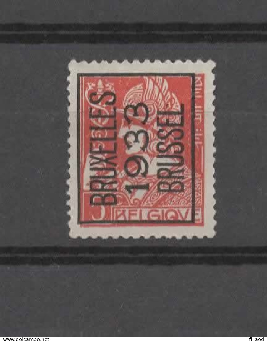 N 263A  Bruxelles 1933 Brussel - Typo Precancels 1932-36 (Ceres And Mercurius)