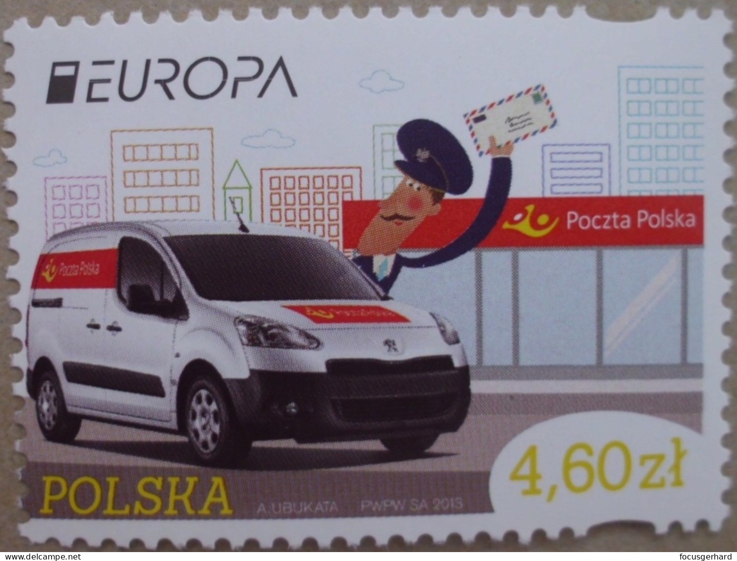 Polen     Europa  Cept   Postfahrzeuge     2013 ** - 2013