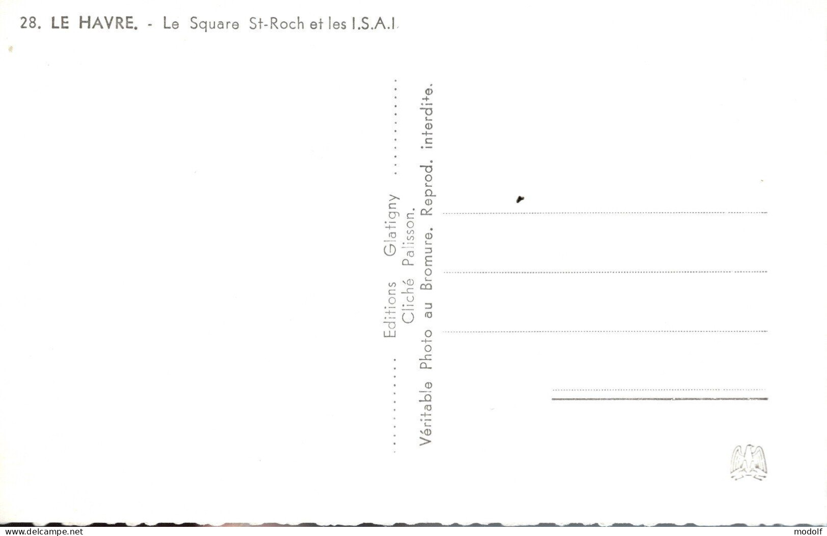 CPA - 76 - Le Havre - Le Square Saint-Roch Et Les I.S.A.I. - Saint-Roch (Plein)