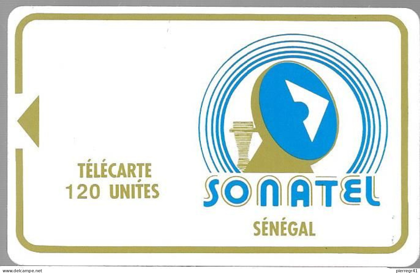 CARTE-SANS/PUCE-SENEGAL-120U-SONATEL-TBE - Senegal