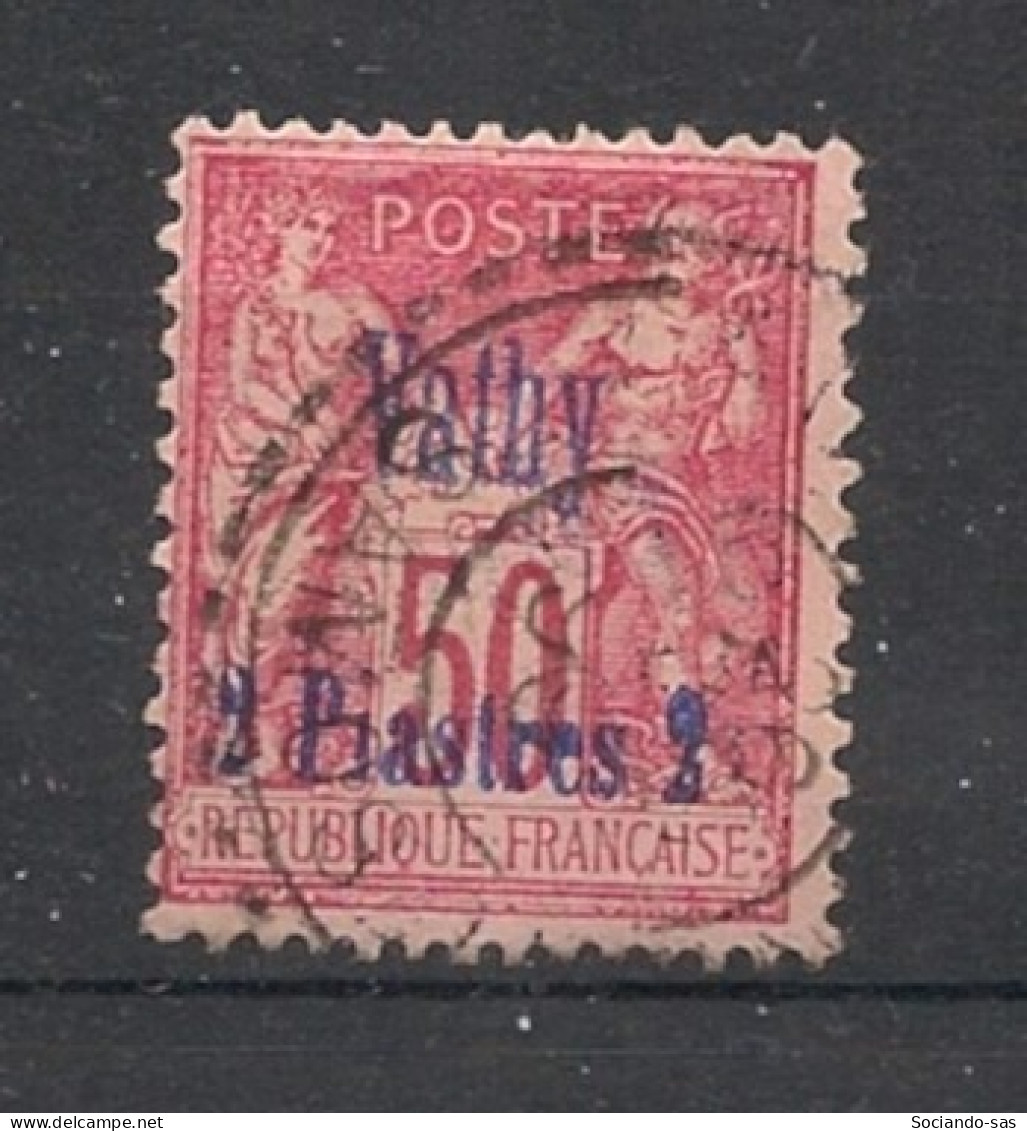 VATHY - 1893-1900 - N°YT. 8 - Type Sage 2pi Sur 50c Rose - Oblitéré / Used - Gebruikt