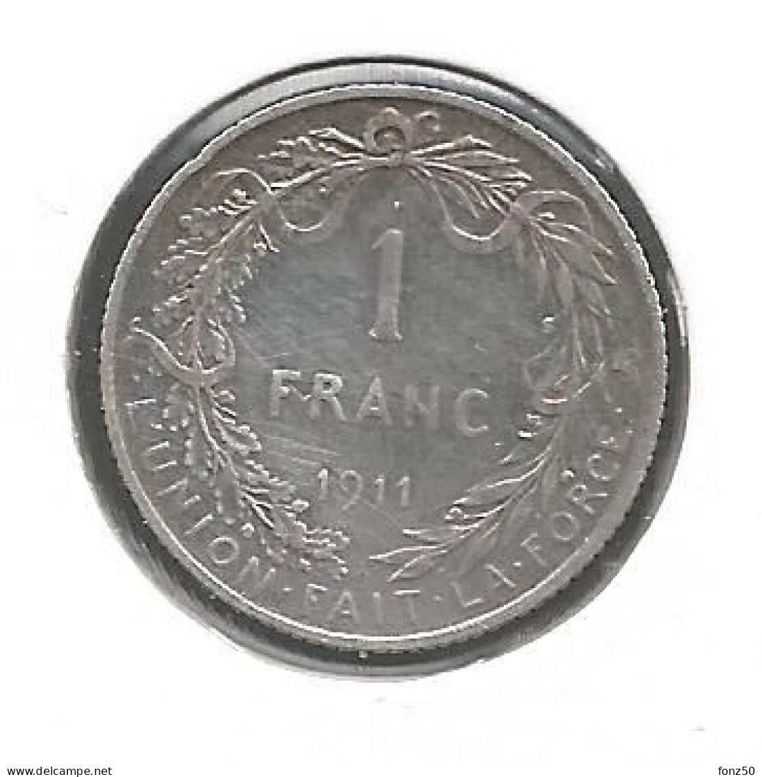 ALBERT I * 1 Frank 1911 Frans * Z.Fraai * Nr 11500 - 1 Franc