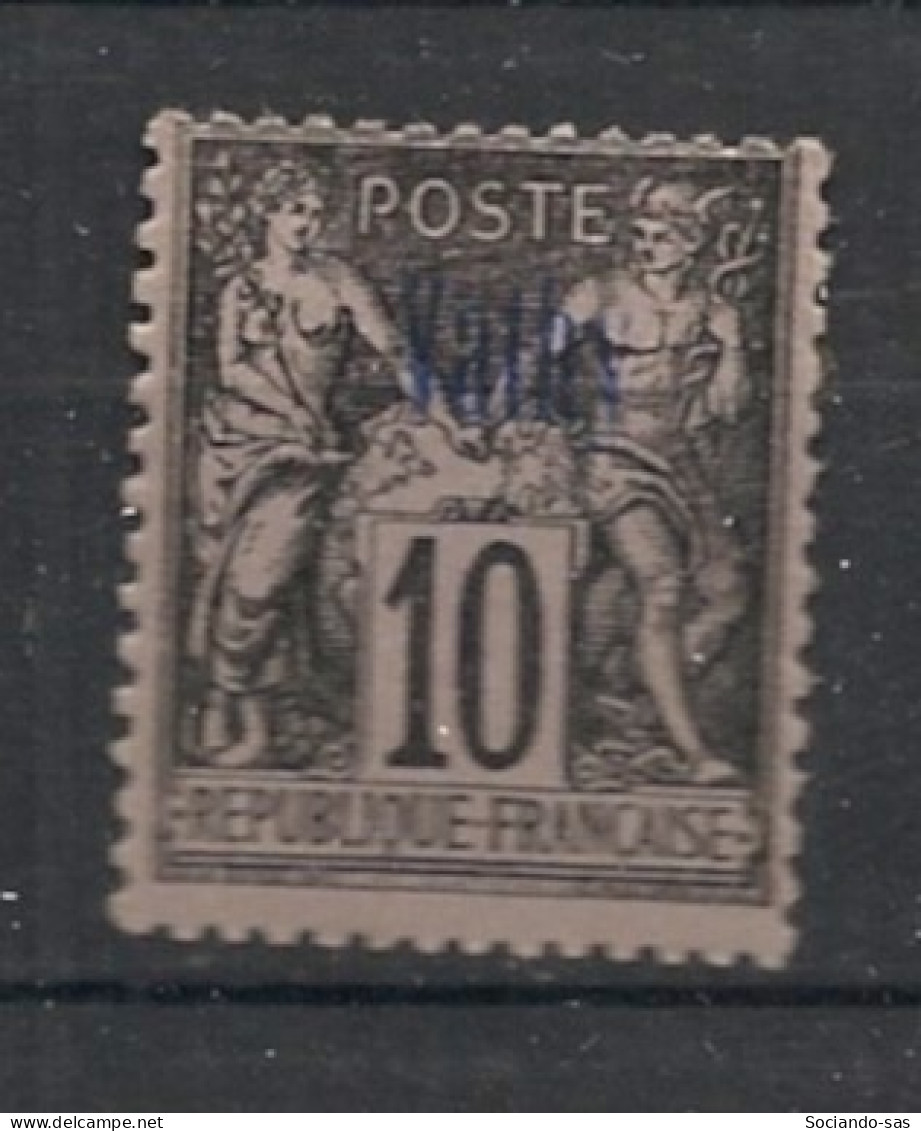 VATHY - 1893-1900 - N°YT. 4 - Type Sage 10c Noir Sur Lilas - Type I - Neuf* / MH VF - Unused Stamps