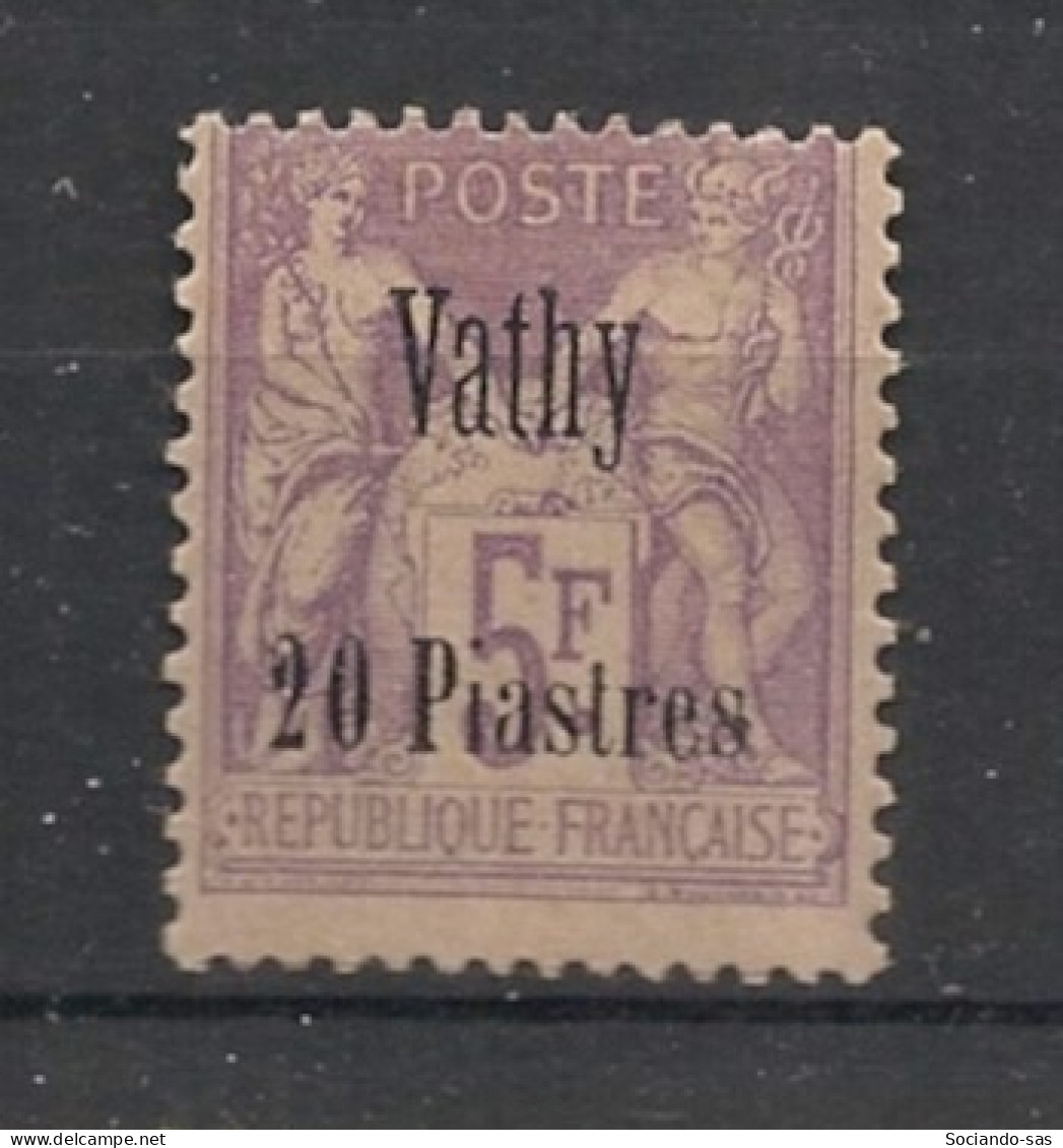 VATHY - 1893-1900 - N°YT. 11 - Type Sage 20pi Sur 5f Violet - Neuf* / MH VF - Neufs