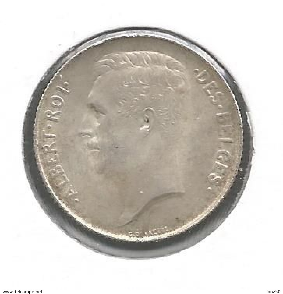 ALBERT I * 1 Frank 1913 Frans * Prachtig * Nr 12512 - 1 Franc