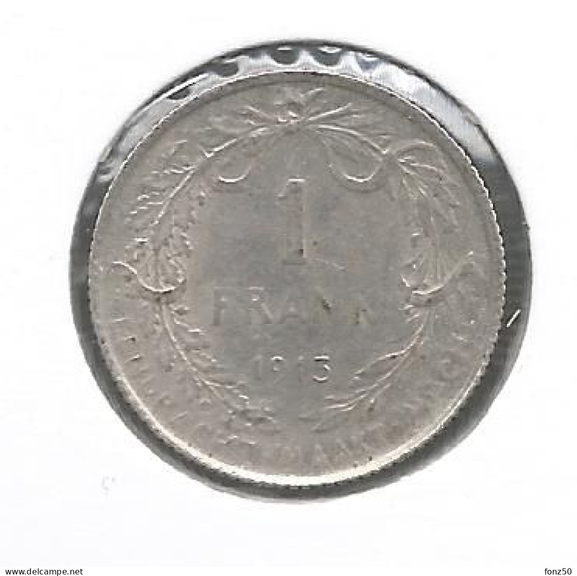 ALBERT I * 1 Frank 1913 Vlaams * Prachtig * Nr 12514 - 1 Franc