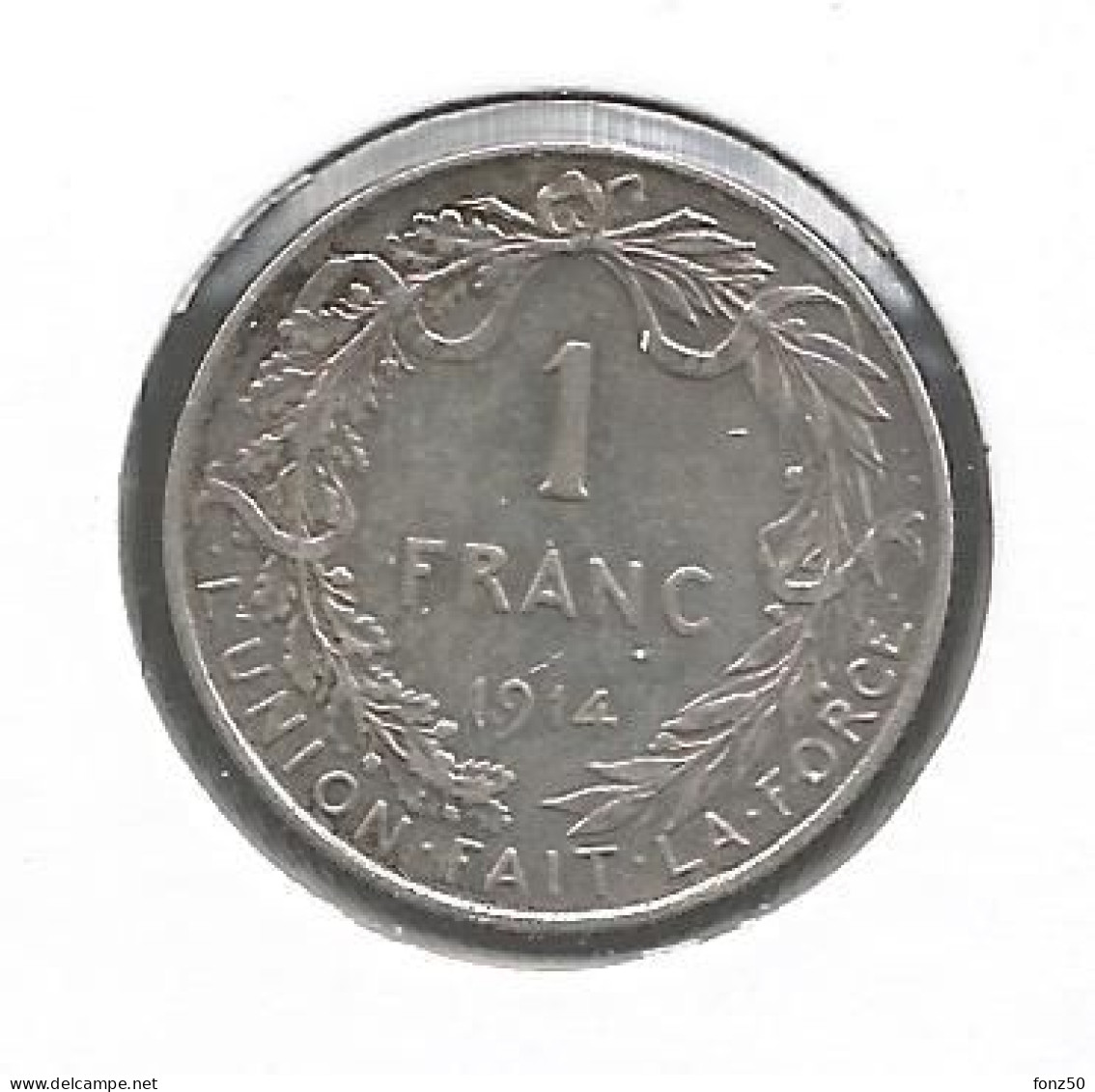 ALBERT I * 1 Frank 1914 Frans * Prachtig * Nr 12517 - 1 Franc