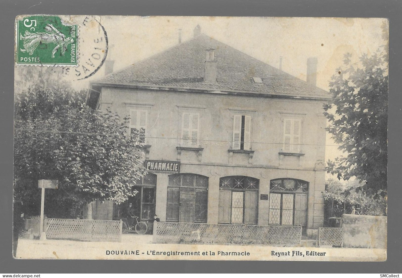 Douvaine, L'enregistrement Et La Pharmacie (A15p19) - Douvaine