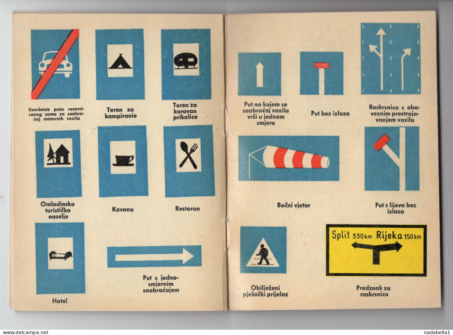 1966. YUGOSLAVIA,CROATIA,ZAGREB,TRAFIC SIGNS BOOKLET,14 PAGES,10 X 15 Cm - Pratique