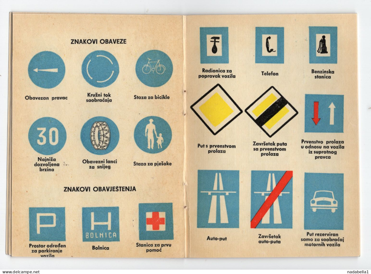 1966. YUGOSLAVIA,CROATIA,ZAGREB,TRAFIC SIGNS BOOKLET,14 PAGES,10 X 15 Cm - Vita Quotidiana