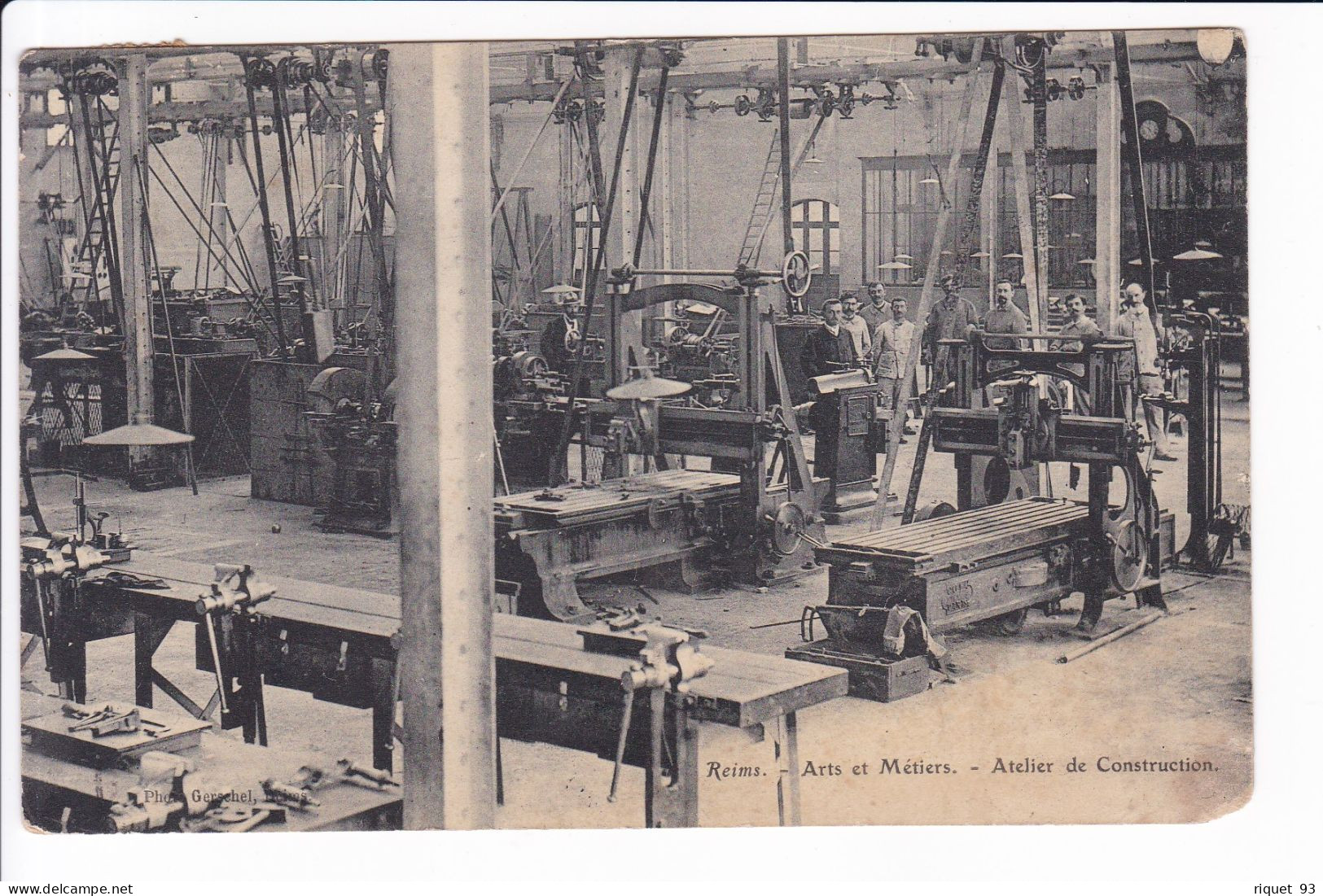 Reims - Arts Et Métiers - Atelier De Construction. - Reims