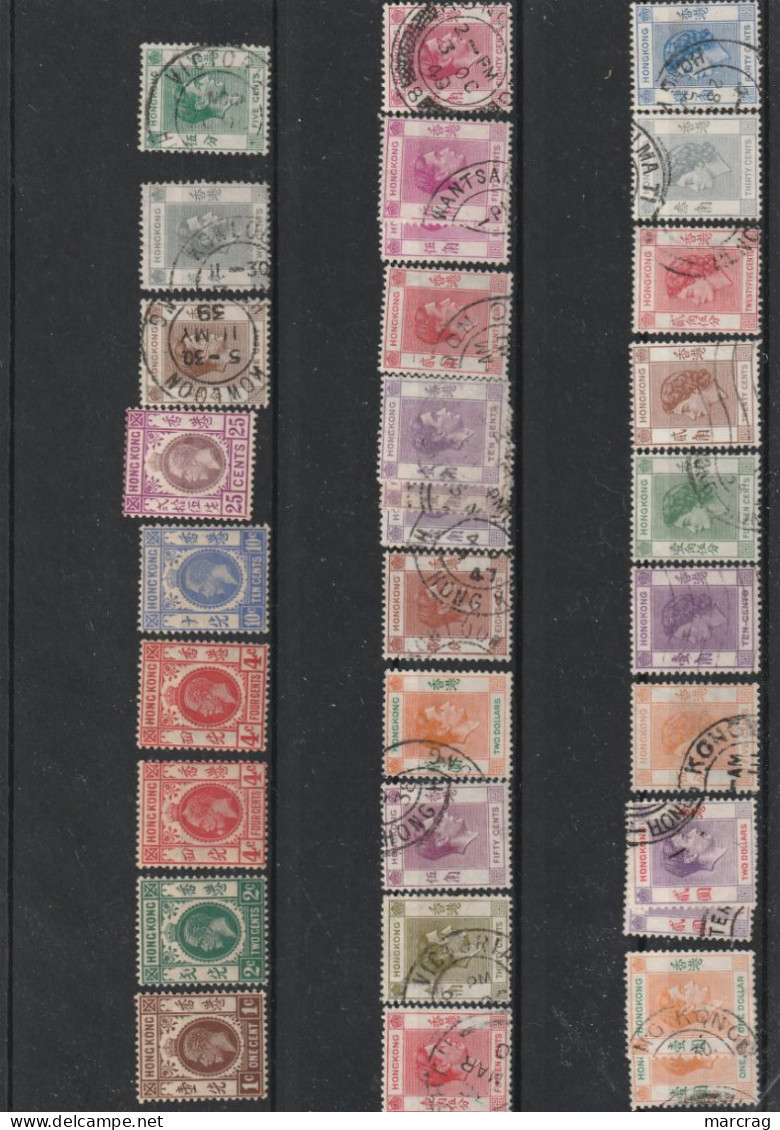 PETIT ENSEMBLE DE HONG KONG OBLITERES ET NEUFS - Used Stamps