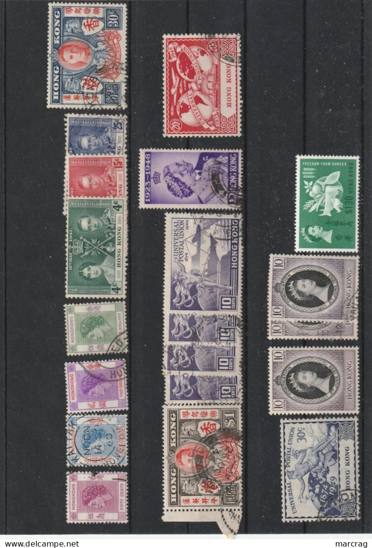 PETIT ENSEMBLE DE HONG KONG OBLITERES ET NEUFS - Used Stamps