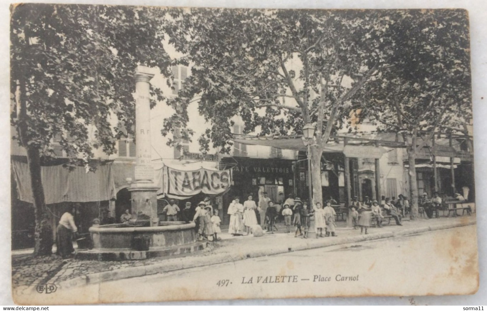 CPA LA VALETTE 83 Place Carnot - La Valette Du Var