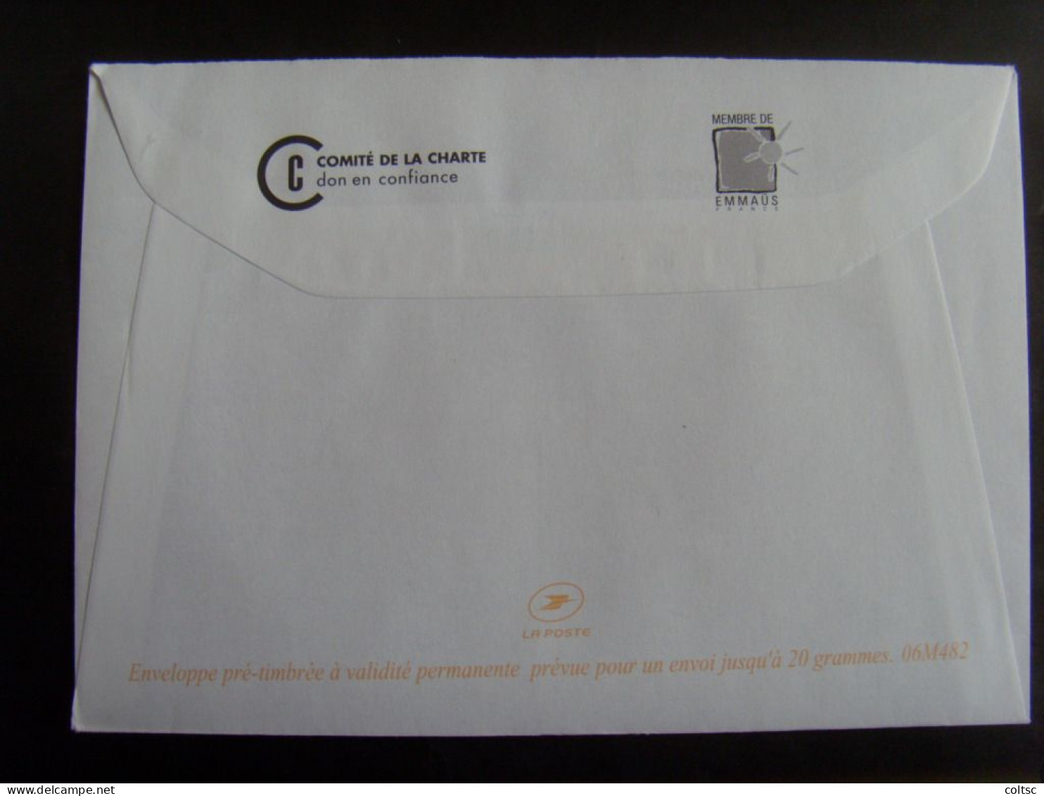 18564- PAP TSC Lamouche Phl@poste Fondation Abbé Pierre, Agr. 06M482, Obl - Prêts-à-poster:Stamped On Demand & Semi-official Overprinting (1995-...)