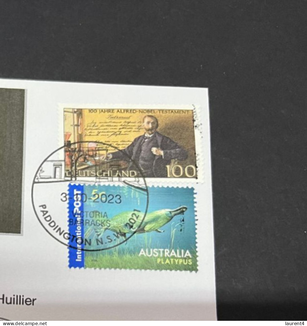 4-10-2023 (3 U 17) Nobel Physics Prize Awarded In 2023 - 1 Cover - Germanu NOBEL Stamp (postmarked 3-10-2022) - Sonstige & Ohne Zuordnung
