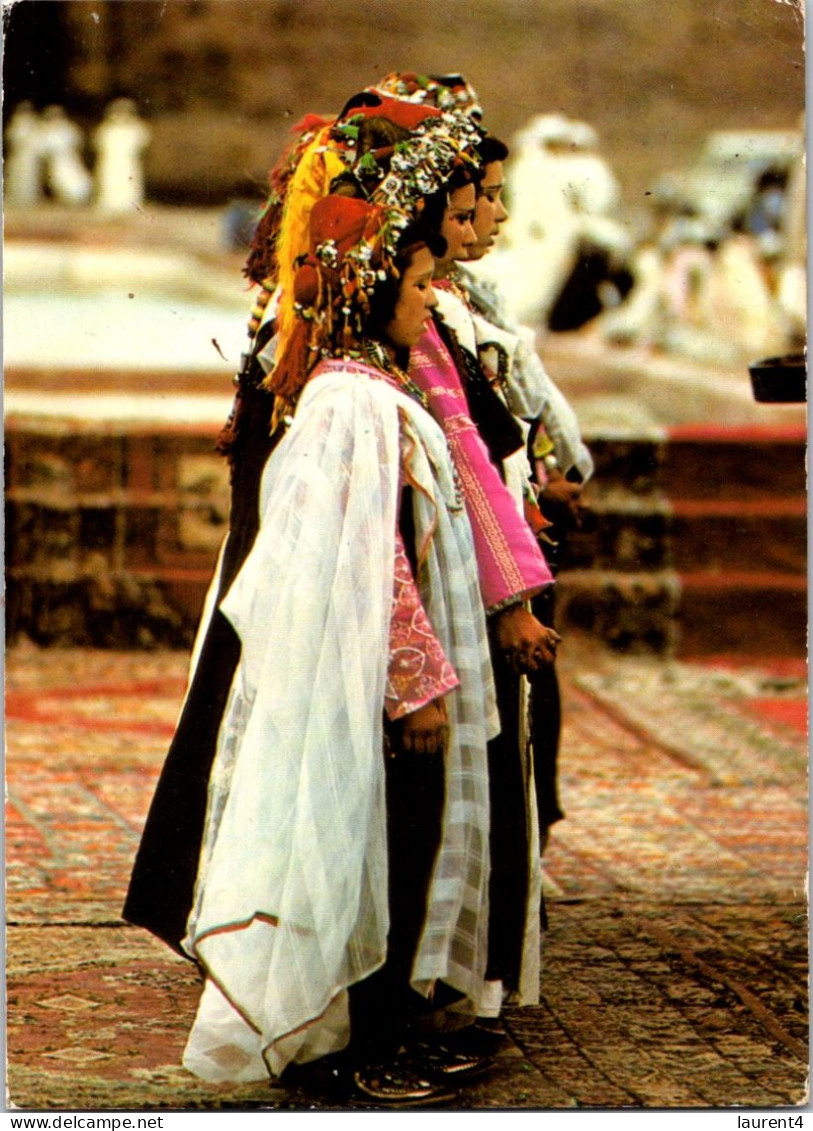 4-10-2023 (3 U 18) Morocco / Maroc (posted To France 1989) Danse Berbère - Danse
