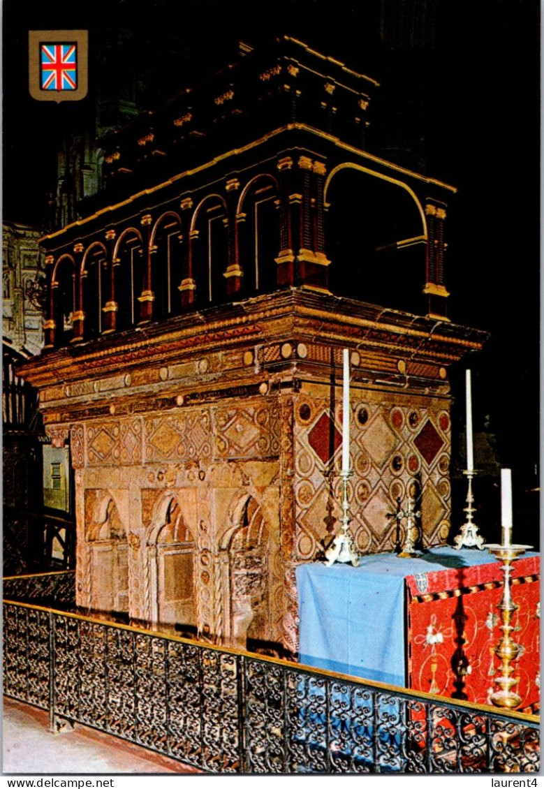 4-10-2023 (3 U 20) UK - London Westminter Abbey (2 Postcards) - Eglises Et Cathédrales