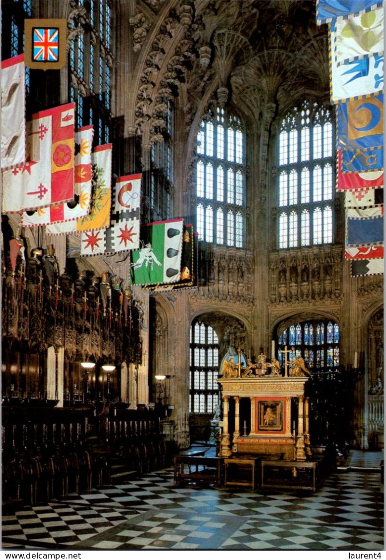 4-10-2023 (3 U 20) UK - London Westminter Abbey (2 Postcards) - Eglises Et Cathédrales